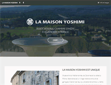 Tablet Screenshot of maison-yoshimi.com